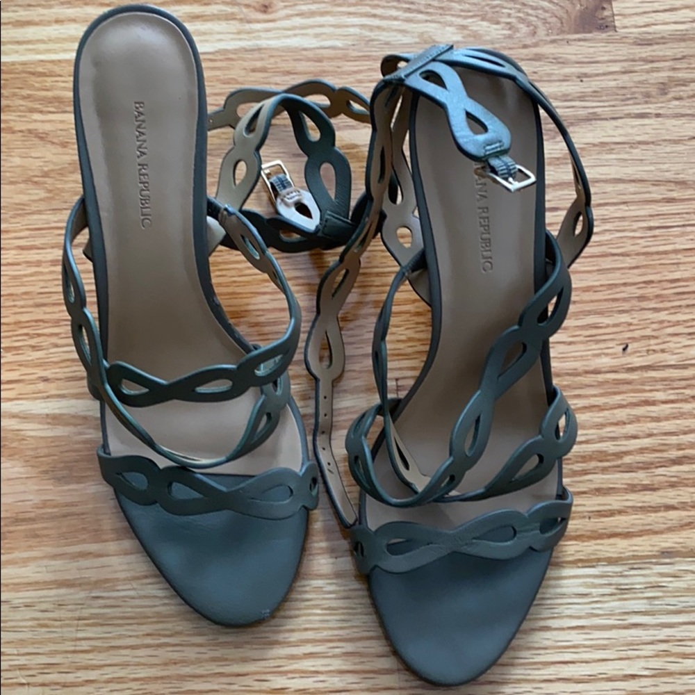 Strappy Banana Republic heels